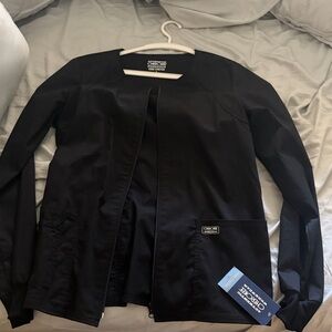 Cherokee Classic Black Open-Front Jacket